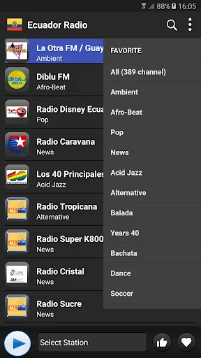 Radio Ecuador  - AM FM Online screenshot 2