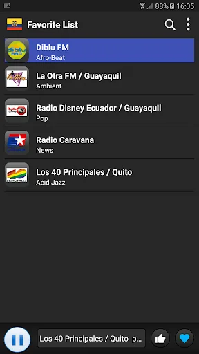 Radio Ecuador  - AM FM Online screenshot 3