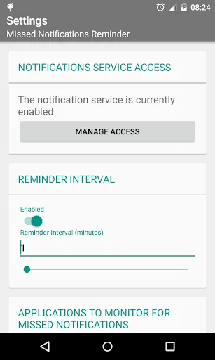 Missed Notifications Reminder screenshot 3