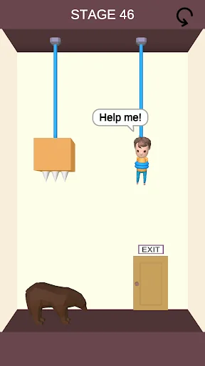 Rescue Cut - Rope Puzzle screenshot 1