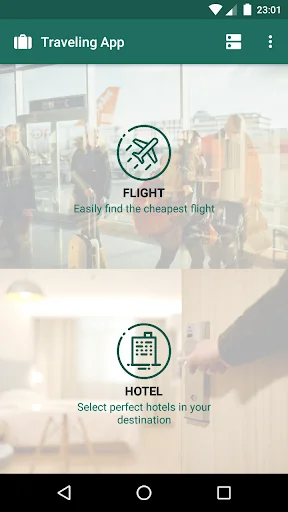 Traveling App - Material UI Te