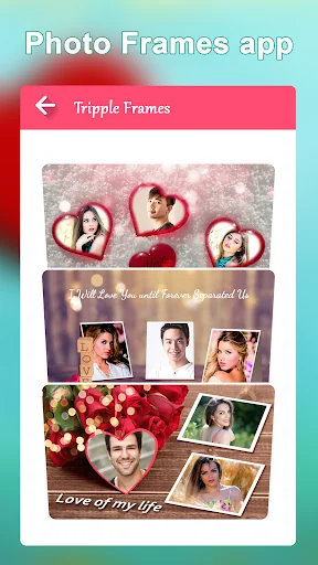 Romantic Love Photo Frames screenshot 1