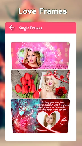 Romantic Love Photo Frames screenshot 3