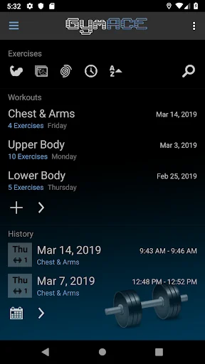 GymACE Pro – Workout Log screenshot 1