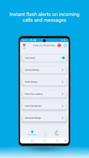 Ultra Flash Alerts on Call SMS screenshot 1