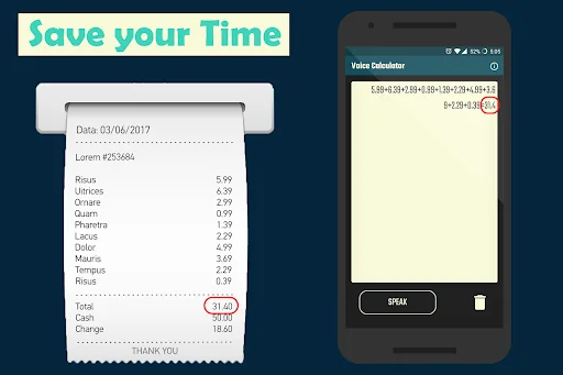 Voice calculator