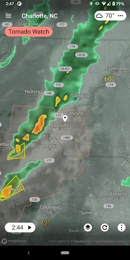 RadarX: Weather Radar/Forecast screenshot 1