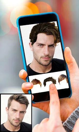 Men beard photo editor salon screenshot 2