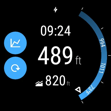 Altimeter for Wear OS watches screenshot 1