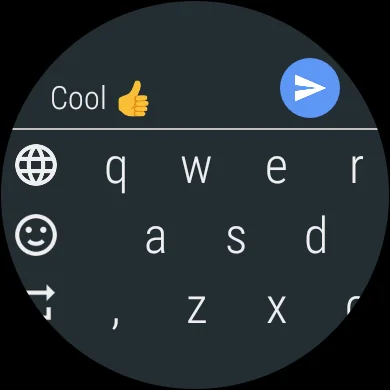 Keyboard for Wear OS watches screenshot 1