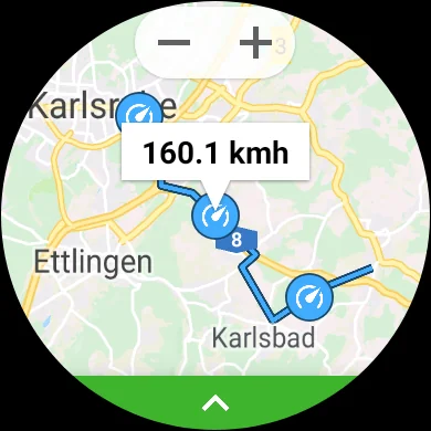 Speedometer for smartwatches screenshot 1