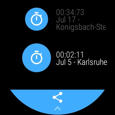 Stopwatch for Wear OS watches screenshot 2