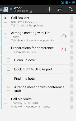 Business Tasks