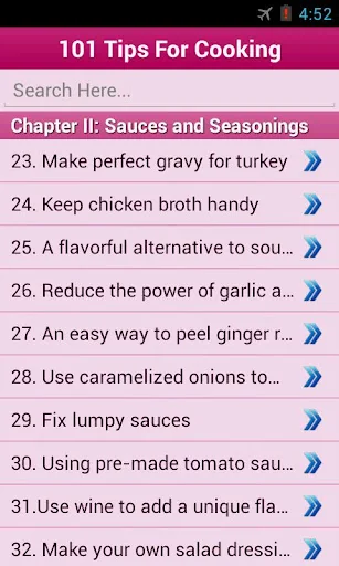 My Cook Book : Cooking Tips screenshot 1