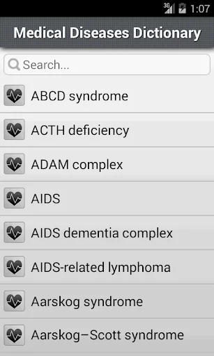 Medical Dictionary : Diseases