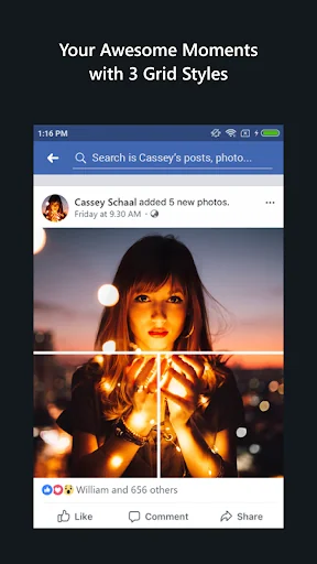 Grido for Facebook screenshot 4
