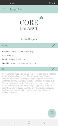 ClassFit for Business