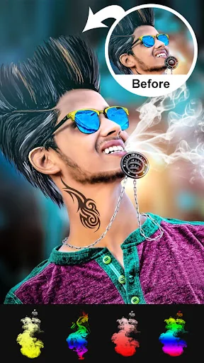 Smoke Effect Photo Editor 2025 screenshot 2