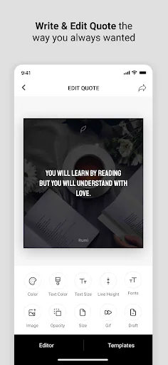 Quote Writer - Quote Maker App screenshot 1