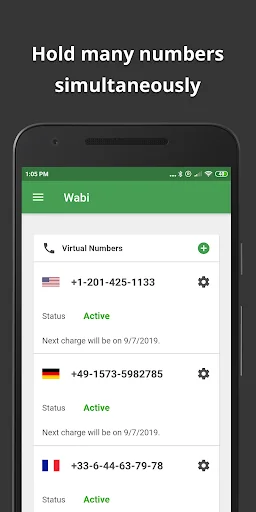 Wabi - Virtual Phone Number screenshot 4