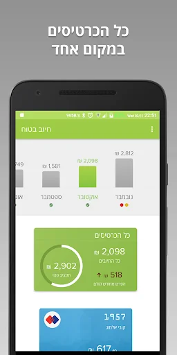 חיוב בטוח - מעקב חיובי אשראי screenshot 1
