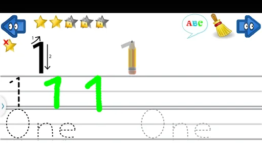 Learn Write Letters abc 123 screenshot 2
