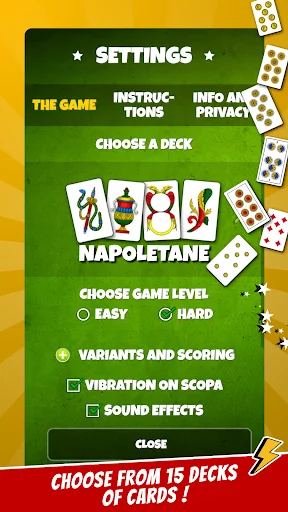 Scopa (Broom) - Card Game screenshot 4