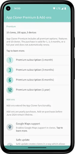 App Cloner Premium & Add-ons screenshot 1