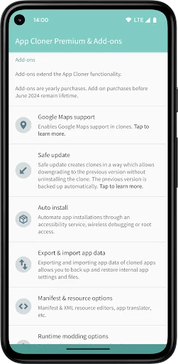 App Cloner Premium & Add-ons screenshot 2