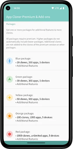 App Cloner Premium & Add-ons screenshot 3