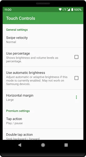 Touch Controls