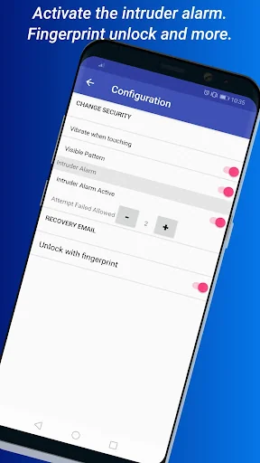AppLock With Intruder alarm screenshot 2