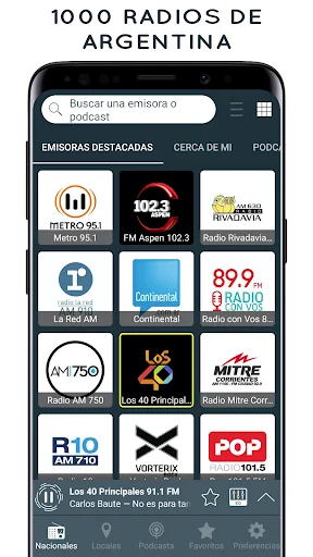 Radio Argentina: Radio FM y AM screenshot 1