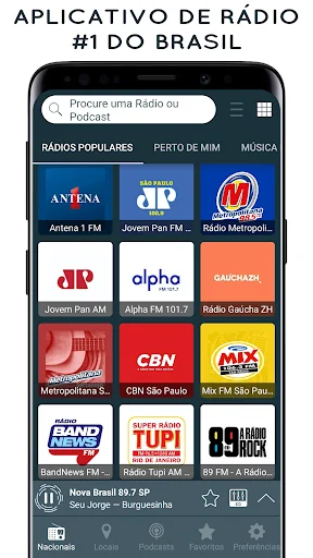 Radio Brazil - radio online screenshot 1