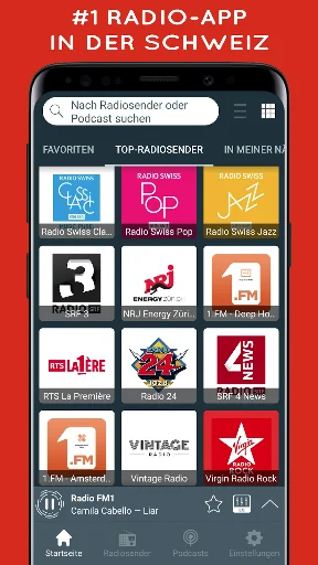 Radio Swiss - radio online screenshot 1