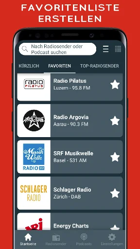 Radio Swiss - radio online screenshot 3