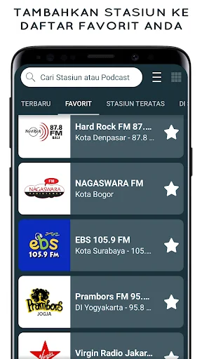 Radio Streaming Indonesia screenshot 3