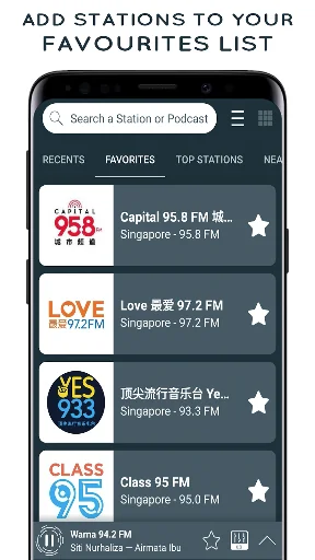 Radio Singapore - online radio screenshot 3