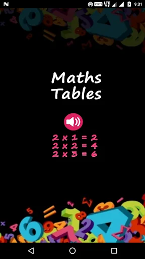 Maths Tables - Voice Guide