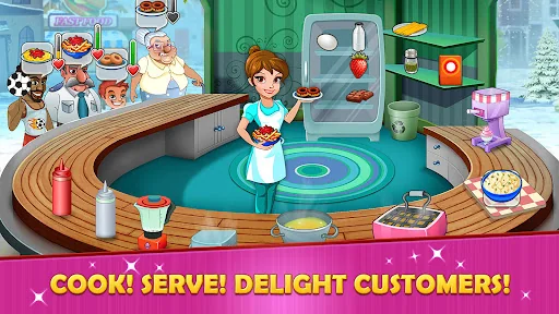 Kitchen story: Food Fever Game screenshot 1