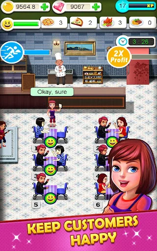 Restaurant Tycoon : Cafe game screenshot 2