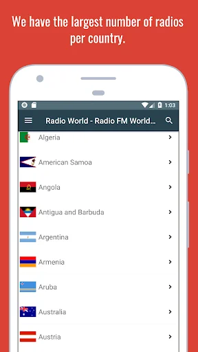 Radio World - Radio Online App screenshot 1