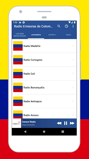 Radio Colombia - Radio FM & AM screenshot 1