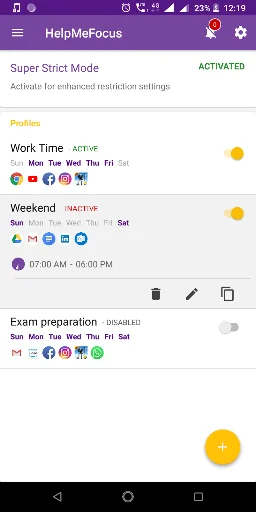 HelpMeFocus - Block Apps, Stay screenshot 1