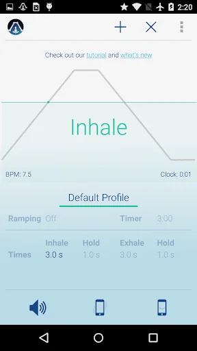 (OLD) Paced Breathing Pro screenshot 2