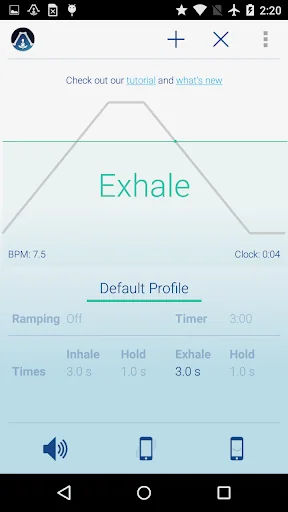 (OLD) Paced Breathing Pro screenshot 3