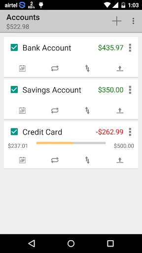 Simple Checkbook Ledger
