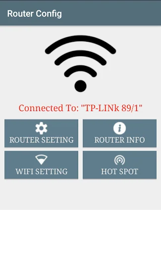 Router Setup Page