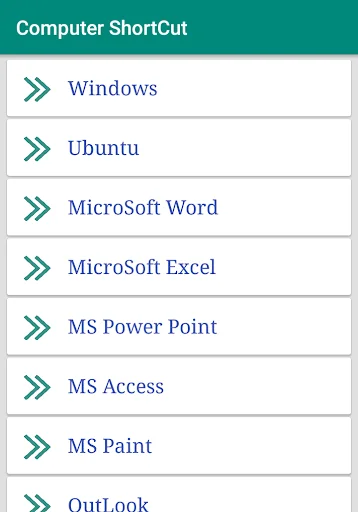Computer Keyboard Shortcut Key