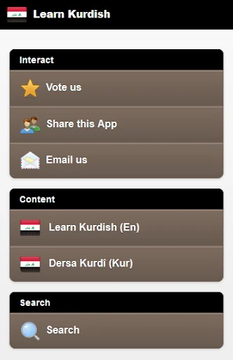 Learn Kurdish Language screenshot 1